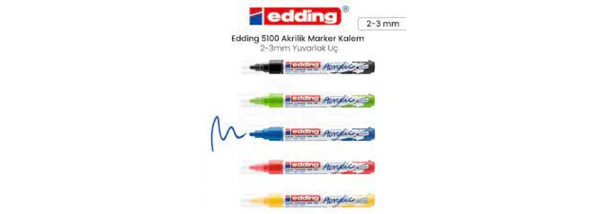 EDDING 5100 ORTA UÇ AKRİLİK MARKÖRLER